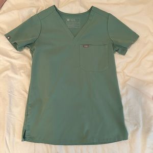 Figs Catarina scrub top Jade XXS